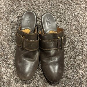 BOC Dark Brown Leather Slip-Ons